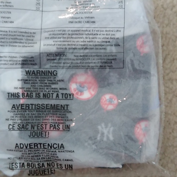 Fanatics New York Yankees 3pk Facemask - Picture 3 of 3